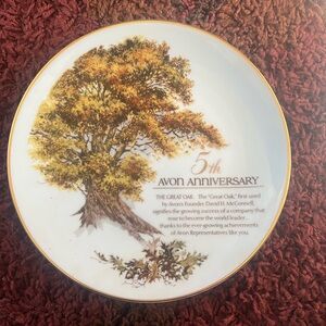 Avon 5 year Anniversary plate